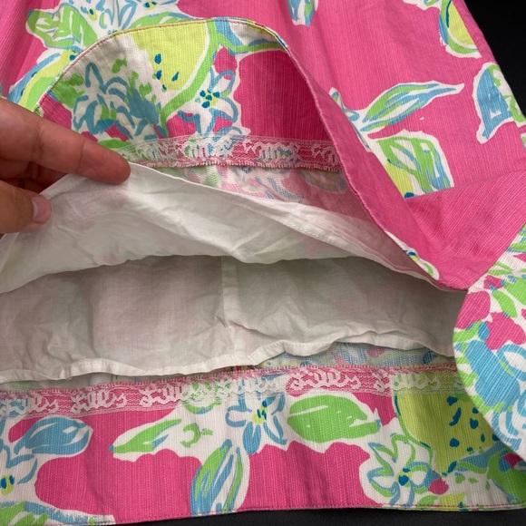 Lilly Pulitzer pink floral sleeveless size 2 Dress - Picture 9 of 12